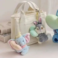 DZNY Hugging Heart Plush Keychain