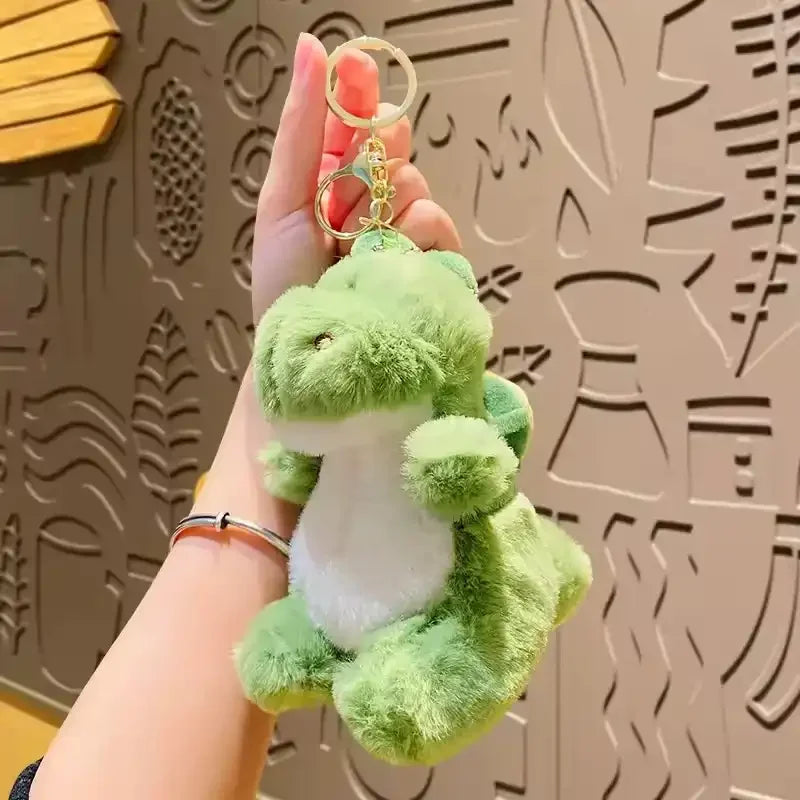 Dinosaur Fruit Bag Plush Keychain