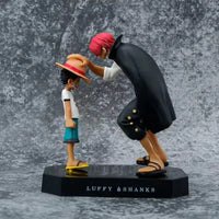 Luffy and Shanks Hat Gift Figurine (19 cm)
