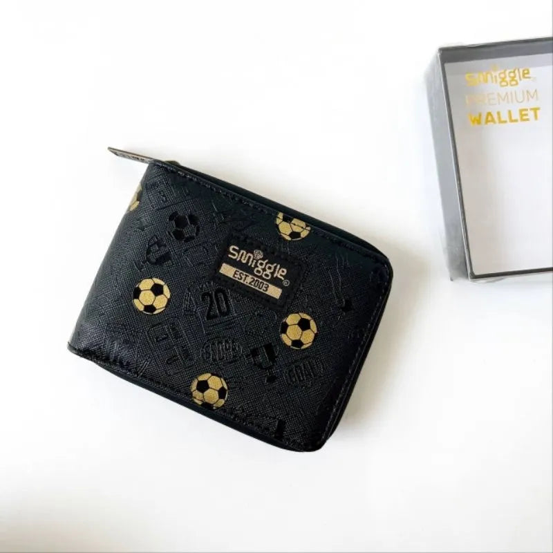 SMGL Football Gold Black Compact Zip Wallet