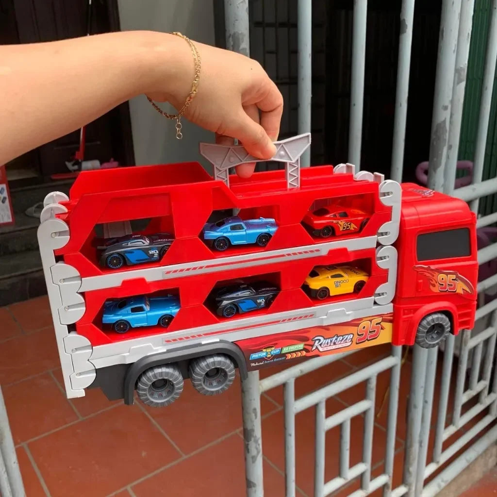 Cars Transporter Race Track Truck