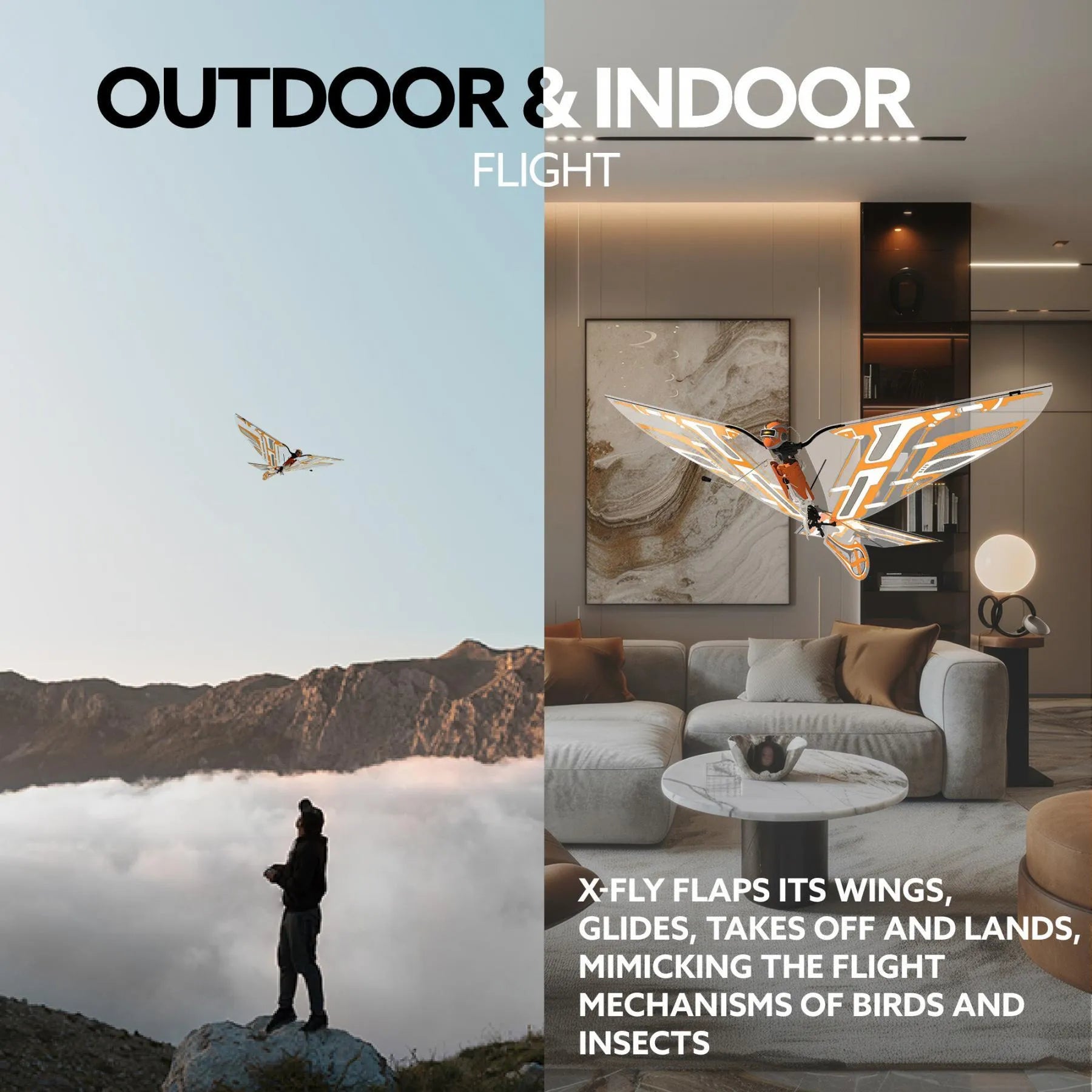 Bionic Bird X-Fly Biomimetic Smart Ornithopter