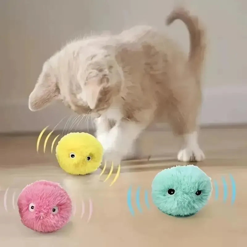 Interactive Chirping Cat Toy Balls - Bear Hugs