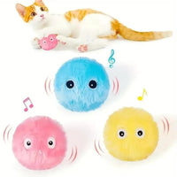 Interactive Chirping Cat Toy Balls - Bear Hugs