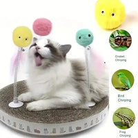 Interactive Chirping Cat Toy Balls - Bear Hugs