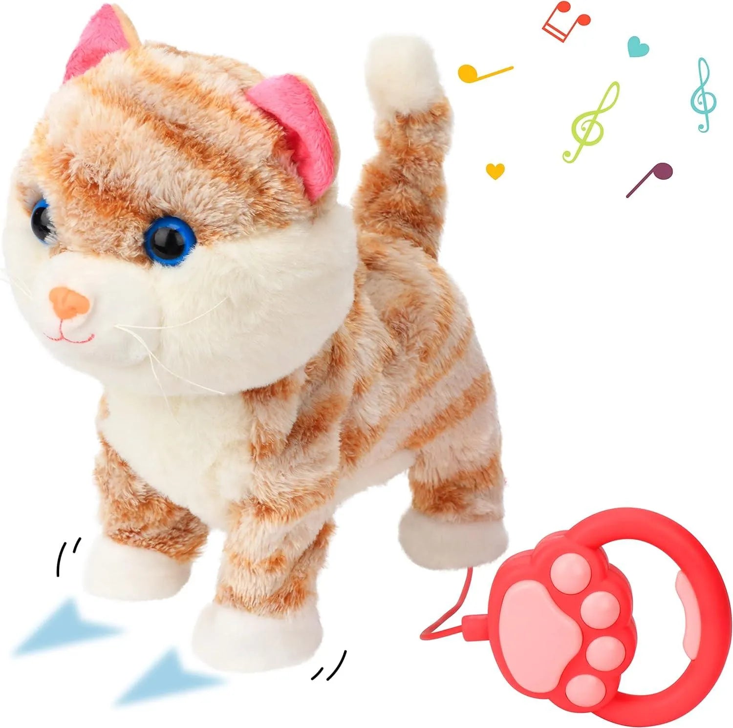 Interactive Musical Kitty with Leash Remote - Bear Hugs