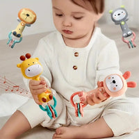 Interactive Soothing Teether Comforting Toy - Bear Hugs