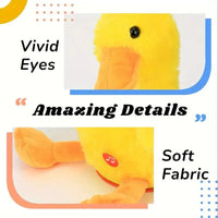 Interactive Yellow Duck with Moving Neck & Repeating Words - Bear Hugs