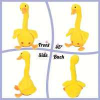 Interactive Yellow Duck with Moving Neck & Repeating Words - Bear Hugs