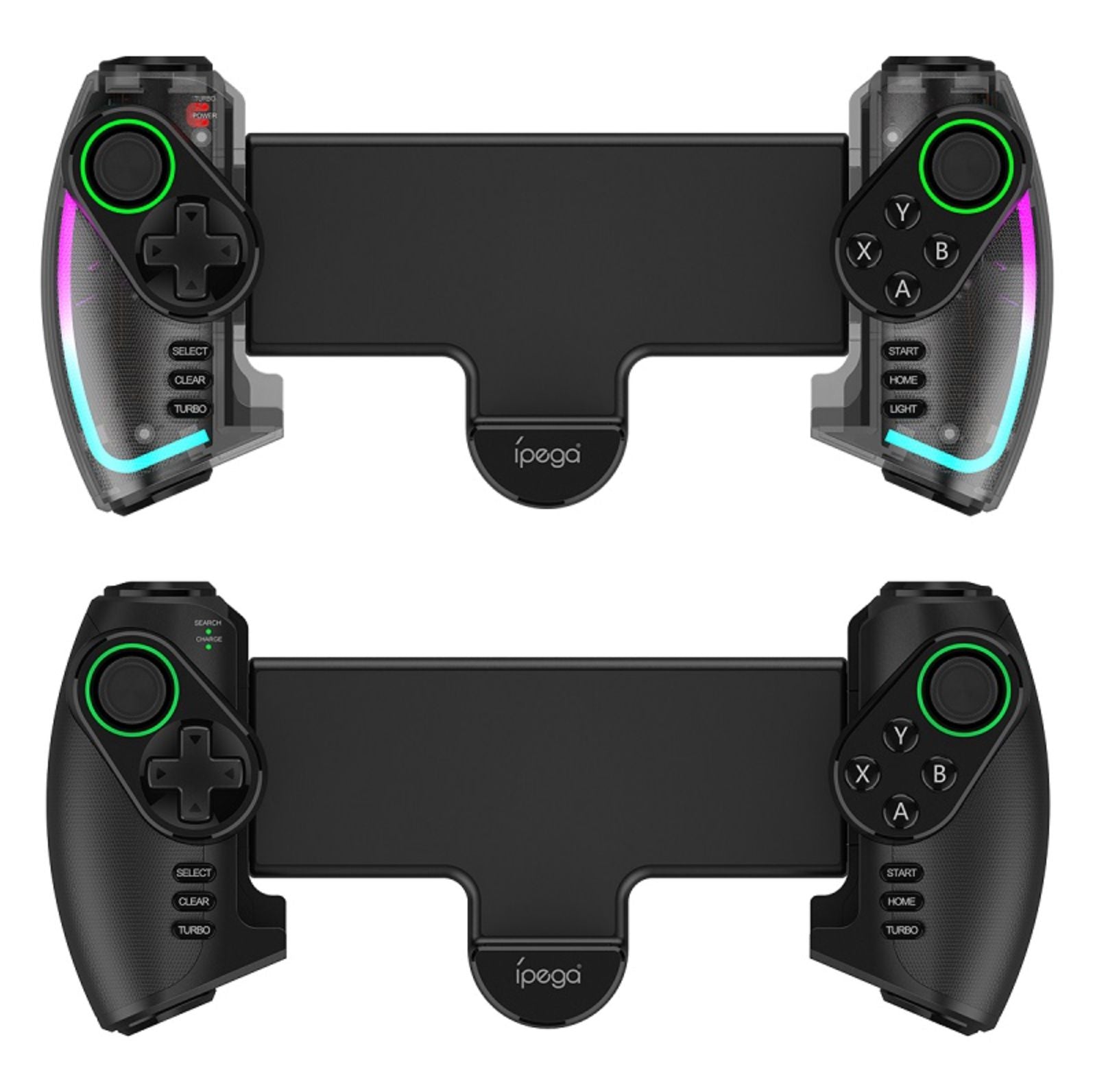 Ipega PG-9777S Bluetooth Gamepad For Nintendo Switch Android iOS iPad PC With RGB Light Linear Vibration Stretchable Controller - Bear Hugs