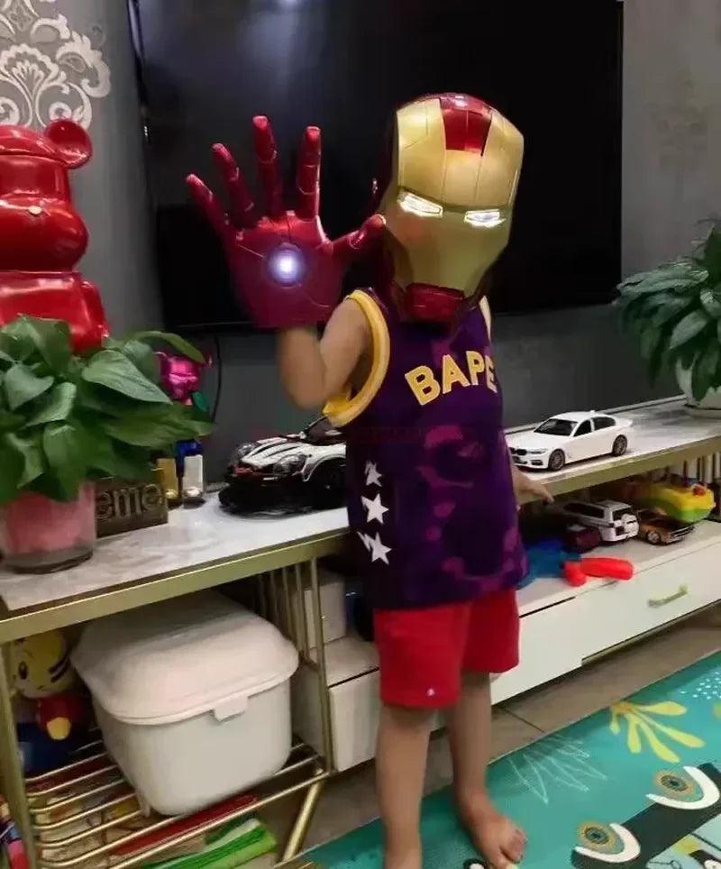 Iron Man LED Smart Helmet and Power Gloves - Bear Hugs