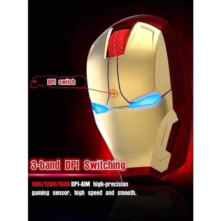 Iron Man Wireless Computer Mouse - Bear Hugs