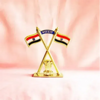 Indian Flag Patriotic Cross Decor Piece