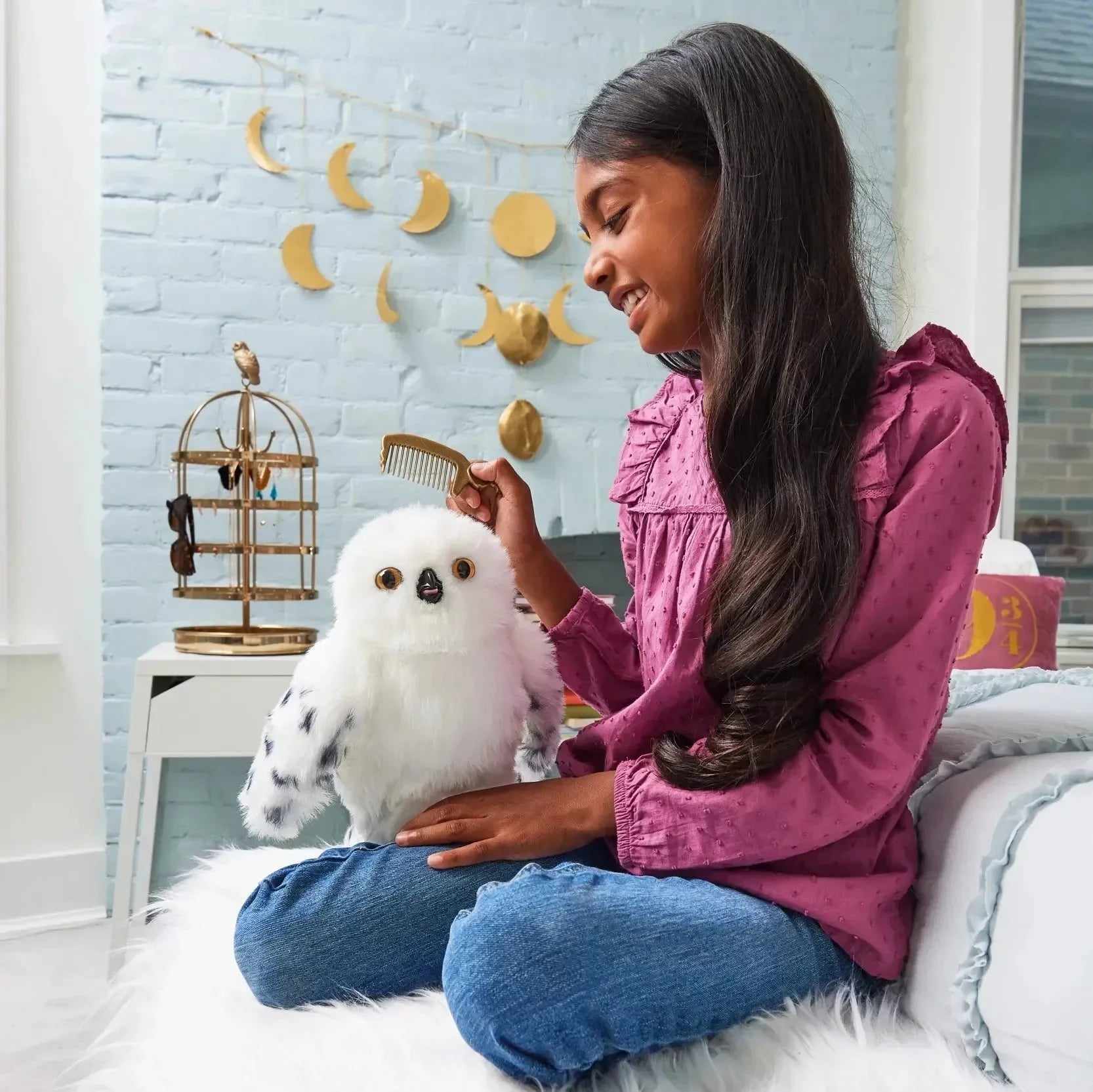 Enchanting Hedwig Interactive Plush Toy