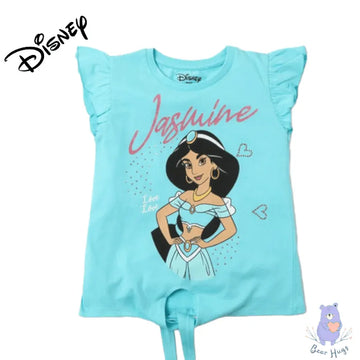 Jasmine Print Round-Neck T-shirt - Bear Hugs