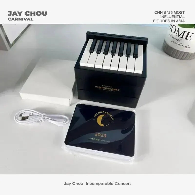 Jay Chou Playable Piano Desk Calendar with Musical Sheets - Bear Hugs