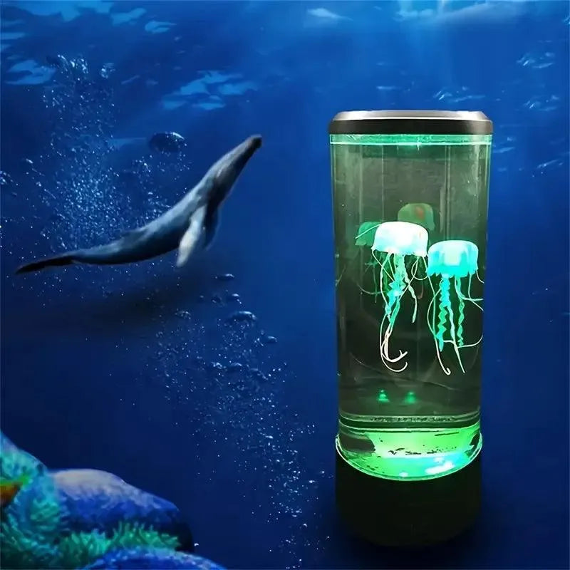 Jellyfish Aqua Tube Speaker Night Light - Bear Hugs