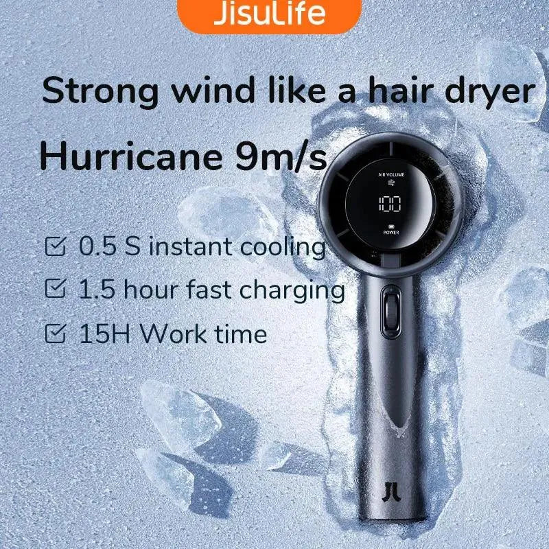 JisuLife FA53 Handheld Turbo Fan - Bear Hugs