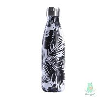 Jungle Leaves Cola Metal Water Bottle (500 ml) - Bear Hugs