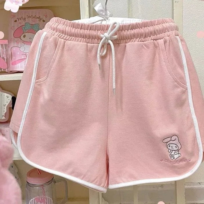 Kawaii Athletic Shorts - Bear Hugs