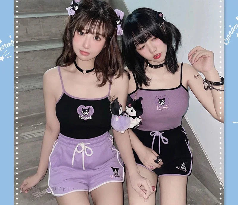Kawaii Athletic Shorts - Bear Hugs