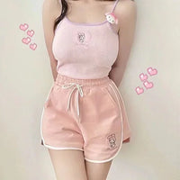 Kawaii Athletic Shorts - Bear Hugs