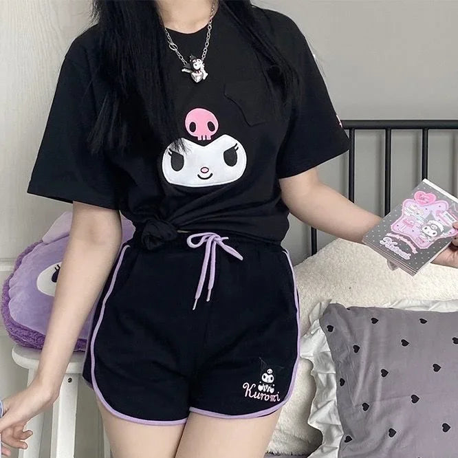 Kawaii Athletic Shorts - Bear Hugs