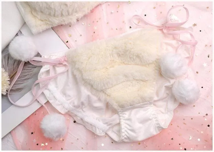 Fuzzy Teddy Bear Lingerie Set - Bear Hugs