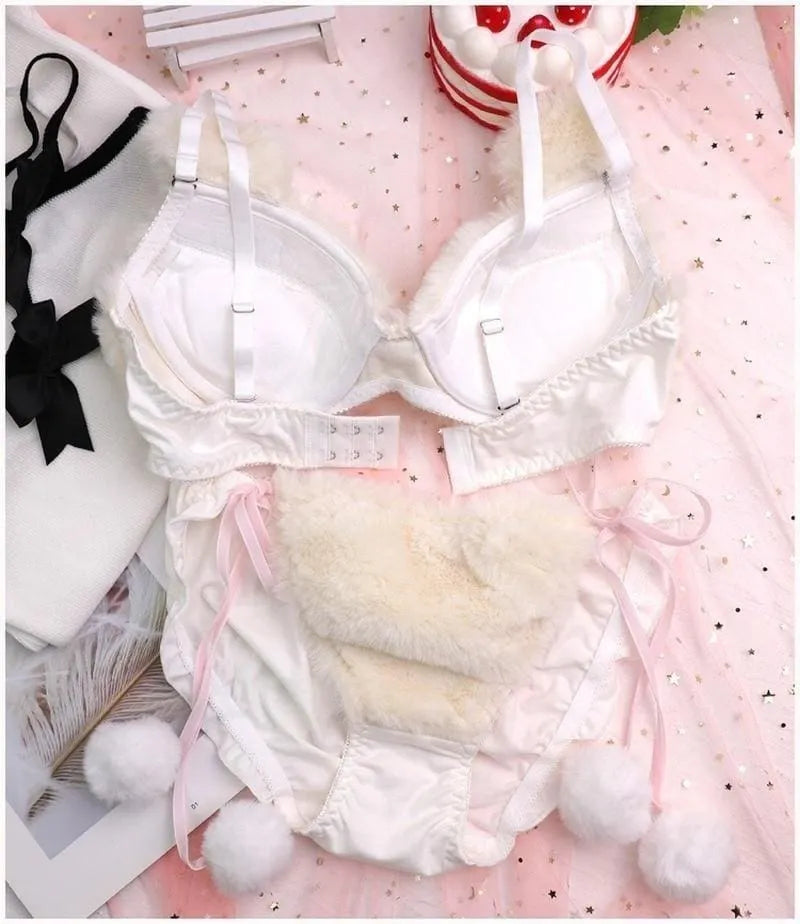 Fuzzy Teddy Bear Lingerie Set - Bear Hugs