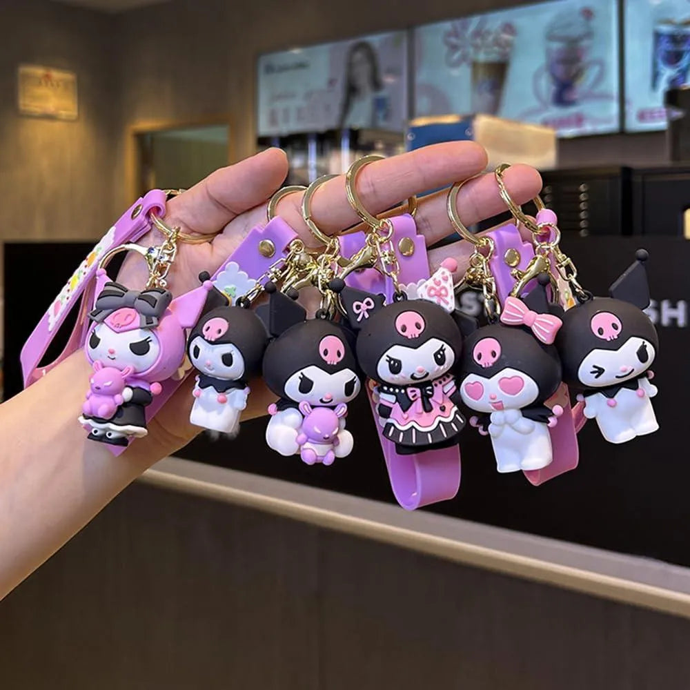 Kawaii Kuromi 3D Keychain - Bear Hugs