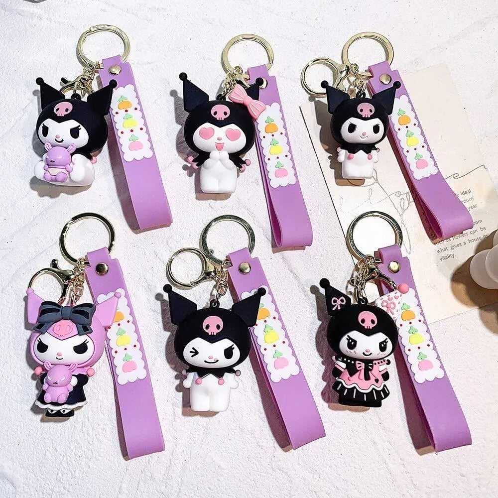 Kawaii Kuromi 3D Keychain - Bear Hugs