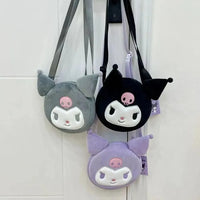 Kawaii Kuromi Plush Cross Body Bag - Bear Hugs