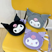 Kawaii Kuromi Plush Cross Body Bag - Bear Hugs