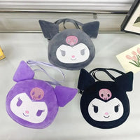 Kawaii Kuromi Plush Cross Body Bag - Bear Hugs