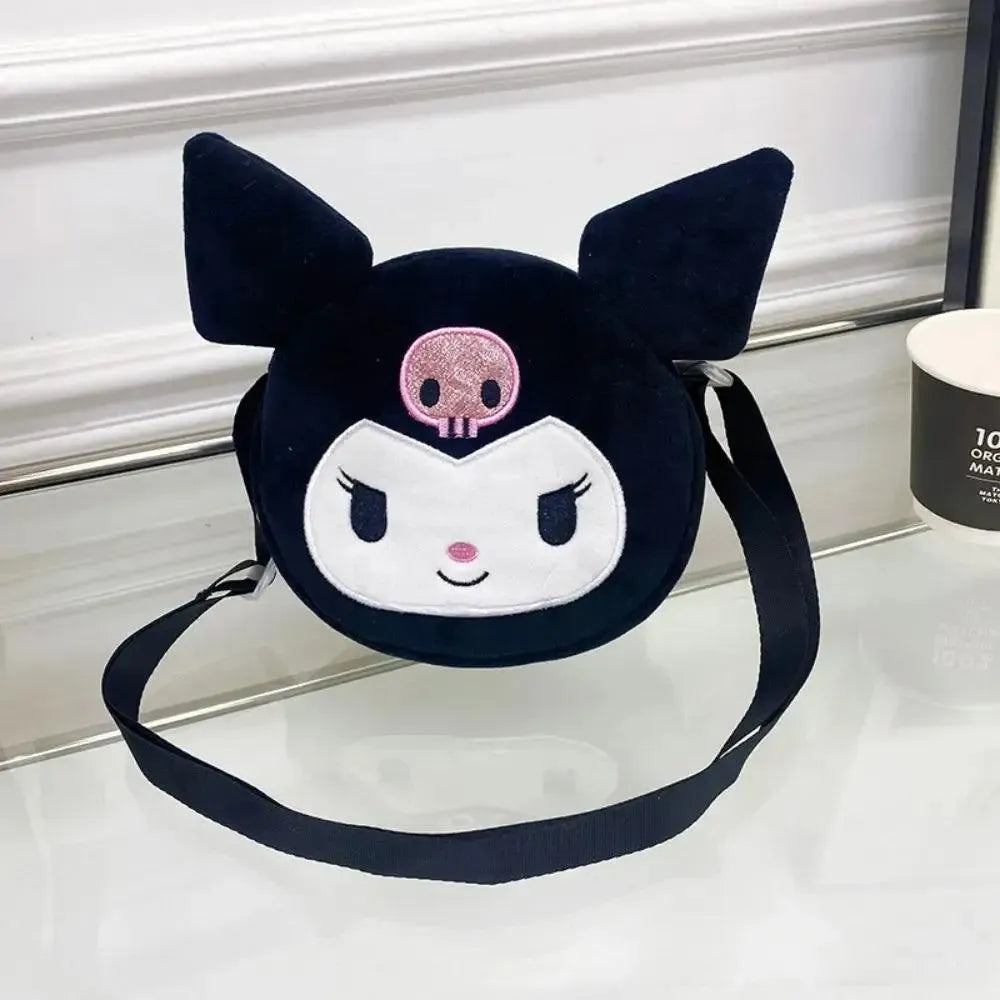 Kawaii Kuromi Plush Cross Body Bag - Bear Hugs