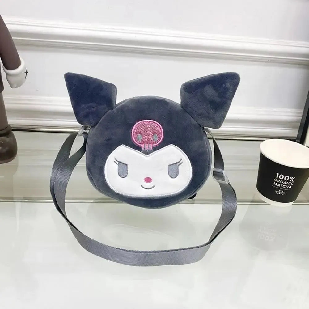 Kawaii Kuromi Plush Cross Body Bag - Bear Hugs