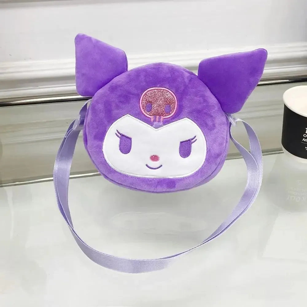 Kawaii Kuromi Plush Cross Body Bag - Bear Hugs