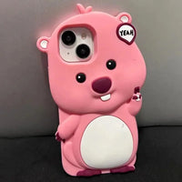 Kawaii Loopy Phone Case (For iPhones) - Bear Hugs