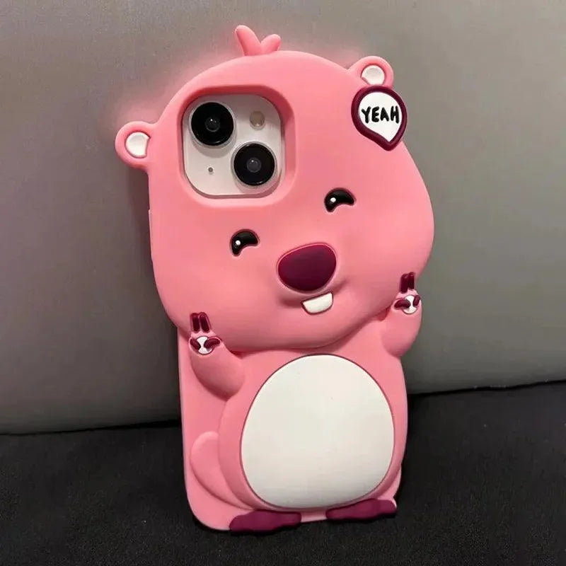 Kawaii Loopy Phone Case (For iPhones) - Bear Hugs