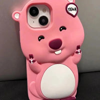 Kawaii Loopy Phone Case (For iPhones) - Bear Hugs