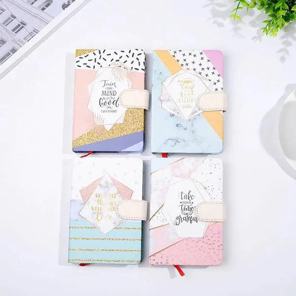 Kawaii Motivational A6 Diaries with Magnetic Clasp - Bear Hugs