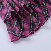 Kawaii Princess Plaid Skirt - Pink College Cutie - Bear Hugs
