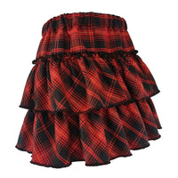Kawaii Princess Plaid Skirt - Pink College Cutie - Bear Hugs