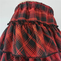 Kawaii Princess Plaid Skirt - Pink College Cutie - Bear Hugs