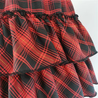 Kawaii Princess Plaid Skirt - Pink College Cutie - Bear Hugs