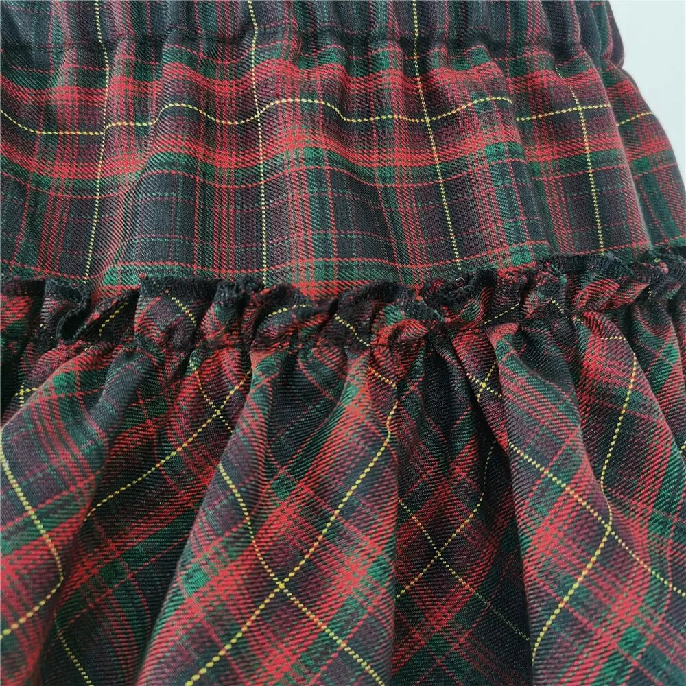 Kawaii Princess Plaid Skirt - Pink College Cutie - Bear Hugs