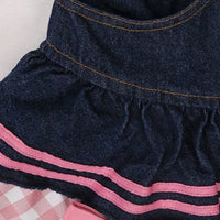 Kawaii Punk Denim Skirt – Preppy Harajuku Y2K Lace Mini Skirt - Bear Hugs