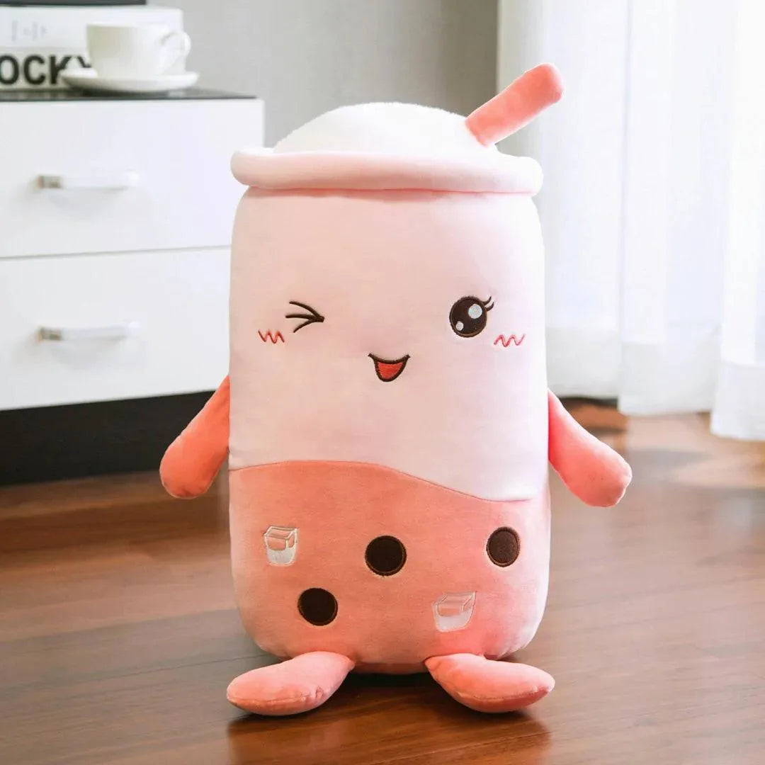 Kawaii Sipper Soft Boba Tea Plushie - Bear Hugs