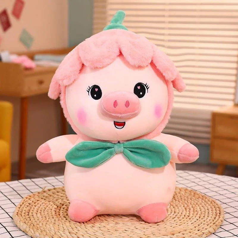 Kawaii Veggie Flower Pig - Bear Hugs