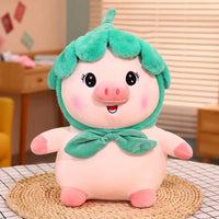 Kawaii Veggie Flower Pig - Bear Hugs